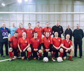 Tradicinio veteranų futbolo turnyro Marijampolėje nugalėtojai – Kybartų „Sveikata“